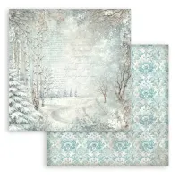 Stamperia White Christmas 12x12 Paper Pack Cristina Radovan (SBBL191)